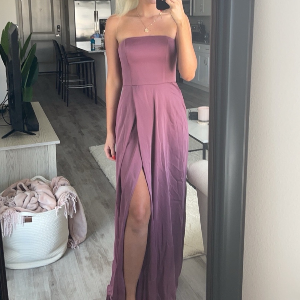 David’s bridal bridesmaid dress.